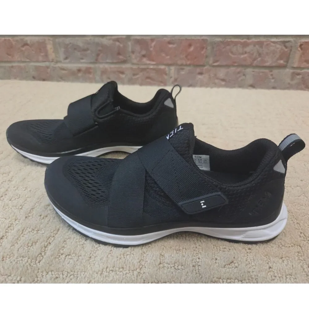 Tiem Slipstream Indoor Cycling Shoes Womens Size 7.5 Black